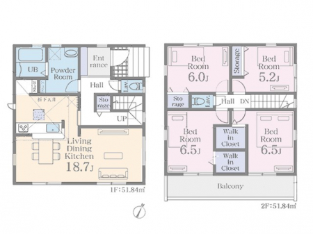 �@�Ԏ��`Floor plan�`�@�}�ʂƈقȂ�ꍇ�͌�����D��v���܂��B