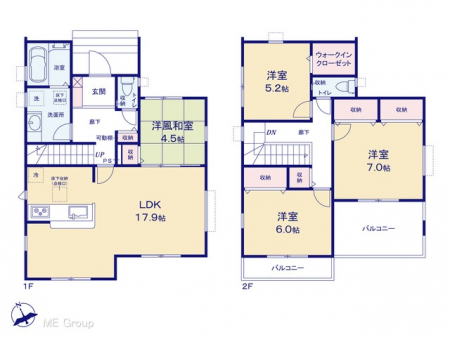 �@�Ԏ�聟�Q�������`Floor plan�`�@�}�ʂƈقȂ�ꍇ�͌�����D��