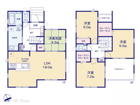 �@�Ԏ�聟�S�������`Floor plan�`�@�}�ʂƈقȂ�ꍇ�͌�����D��