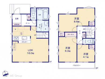 �@�Ԏ�聟�Q�������`Floor plan�`�@�}�ʂƈقȂ�ꍇ�͌�����D��v���܂��B