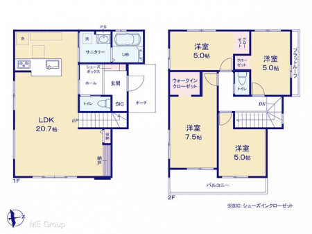 �@�Ԏ�聟�R�������`Floor plan�`�@�}�ʂƈقȂ�ꍇ�͌�����D��