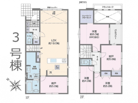 �@�Ԏ�聟3�������`Floor plan�`�}�ʂƈقȂ�ꍇ�͌�����D��  