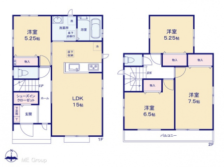 �@�Ԏ�聟B�������`Floor plan�`�@�}�ʂƈقȂ�ꍇ�͌�����D��