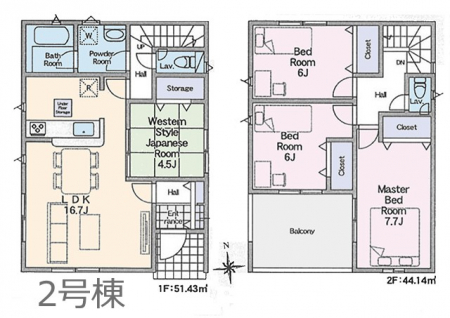 �@�Ԏ�聟�Q�������`Floor plan�`�@�}�ʂƈقȂ�ꍇ�͌�����D��v���܂��B