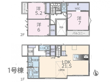 �@�Ԏ�聟�P�������`Floor plan�`�@�}�ʂƈقȂ�ꍇ�͌�����D��v���܂��B