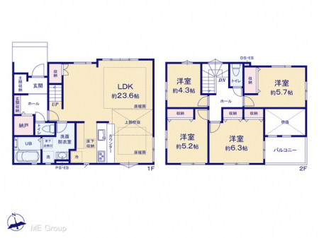�@�Ԏ��`Floor plan�`�@�}�ʂƈقȂ�ꍇ�͌�����D��
