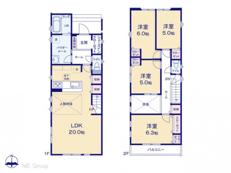 �@�Ԏ�聟�P�������`Floor plan�`�@�}�ʂƈقȂ�ꍇ�͌�����D��