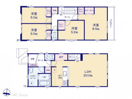 �@�Ԏ�聟�P�������`Floor plan�`�@�}�ʂƈقȂ�ꍇ�͌�����D��
