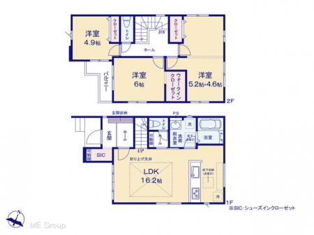 �@�Ԏ��`Floor plan�`�}�ʂƈقȂ�ꍇ�͌�����D��  