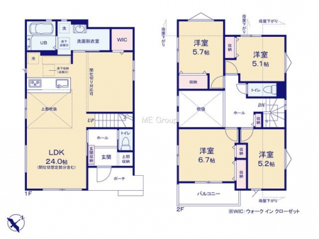 �@�Ԏ�聟4�������`Floor plan�`�}�ʂƈقȂ�ꍇ�͌�����D��  