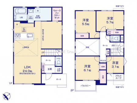 �@�Ԏ�聟3�������`Floor plan�`�}�ʂƈقȂ�ꍇ�͌�����D��  