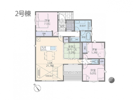 �@�Ԏ�聟4�������`Floor plan�`�}�ʂƈقȂ�ꍇ�͌�����D��  