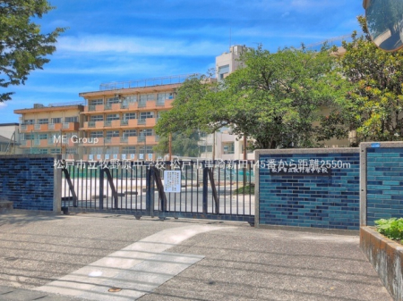 ���ӊ��@���w�Z 2550m ���ˎs���q�쌴���w�Z