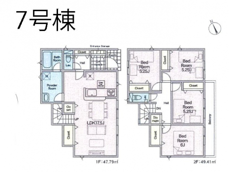 �@�Ԏ�聟�V�������`Floor plan�`�@�}�ʂƈقȂ�ꍇ�͌�����D��v���܂��B