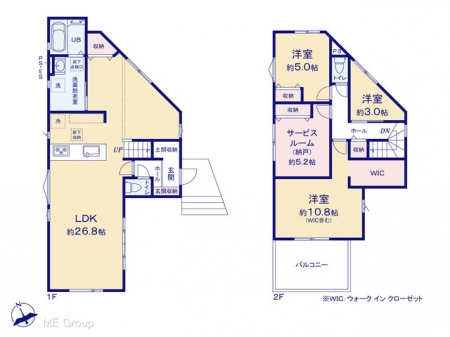 �@�Ԏ�聟�Q�������`Floor plan�`�@�}�ʂƈقȂ�ꍇ�͌�����D��