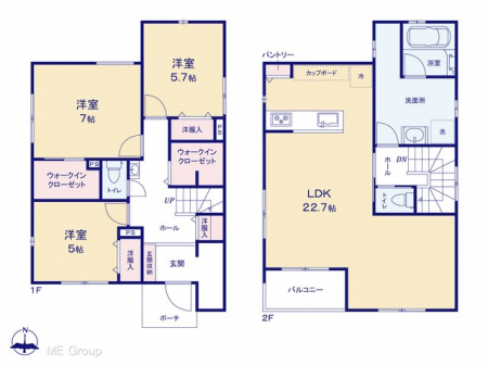 �@�Ԏ�聟No.10���`Floor plan�`�@�}�ʂƈقȂ�ꍇ�͌�����D��