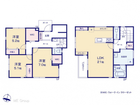 �@�Ԏ�聟No.6���`Floor plan�`�@�}�ʂƈقȂ�ꍇ�͌�����D��