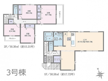 �@�Ԏ�聟3�������`Floor plan�`�}�ʂƈقȂ�ꍇ�͌�����D��  