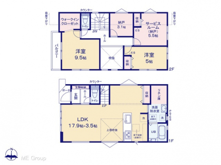 �@�Ԏ�聟�Q�������`Floor plan�`�@�}�ʂƈقȂ�ꍇ�͌�����D��