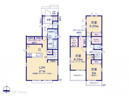 �@�Ԏ�聟B�������`Floor plan�`�@�}�ʂƈقȂ�ꍇ�͌�����D��v���܂��B