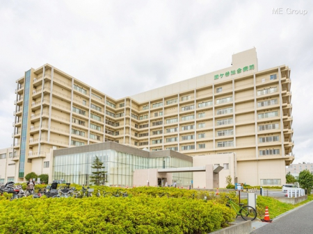 周辺環境　病院 1520m 鎌ヶ谷総合病院